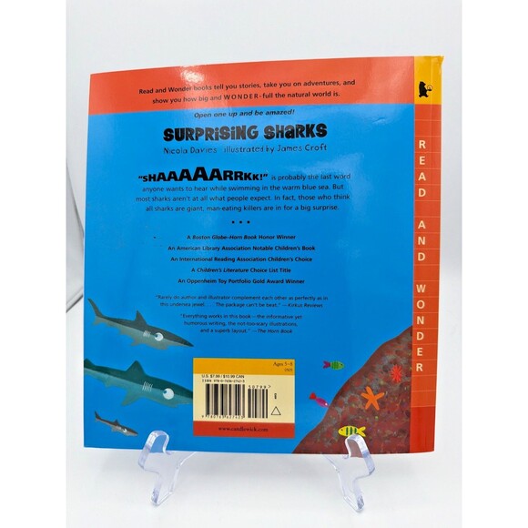 Surprising Sharks Read and Wonder Children’s Book Nicola Davies - Picture 5 of 5